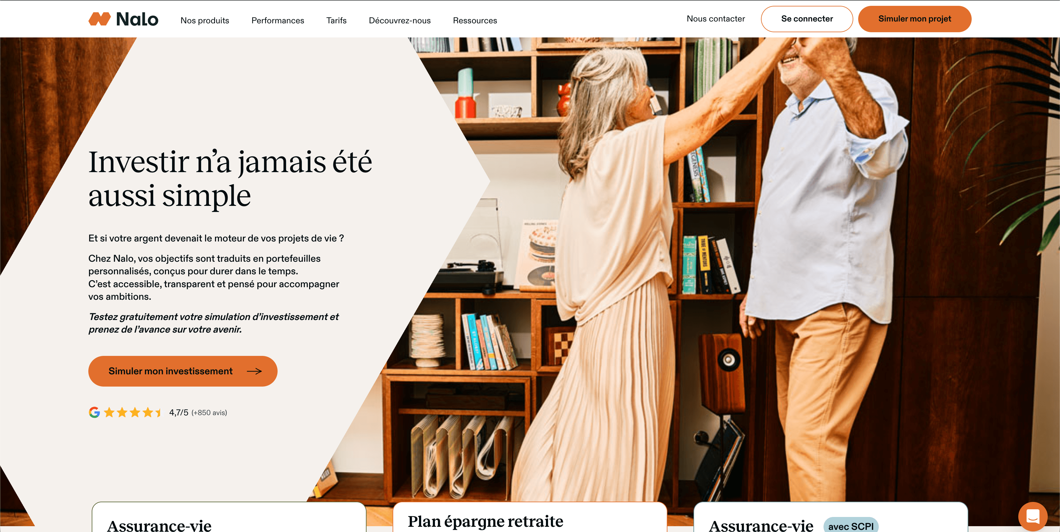 Nalo - Gestion d'épargne et d'investissement automatisé